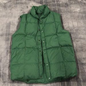 Lands End goose down/feathered vest
